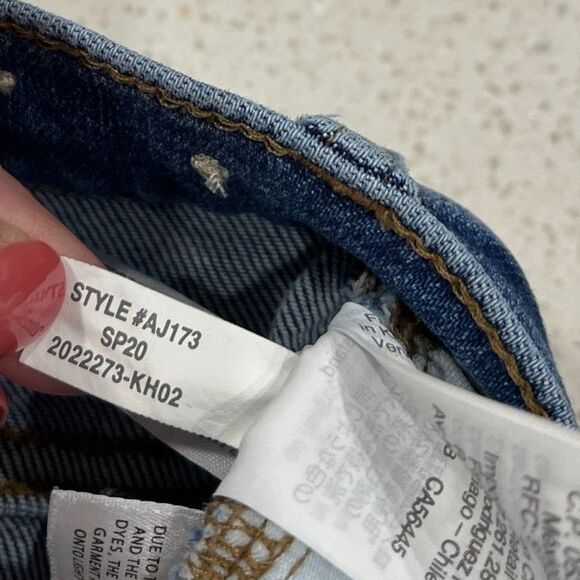 Madewell 9" Mid-Rise Skinny Crop Jeans Button Front Tencel Denim Edition Size 30 - Picture 11 of 13